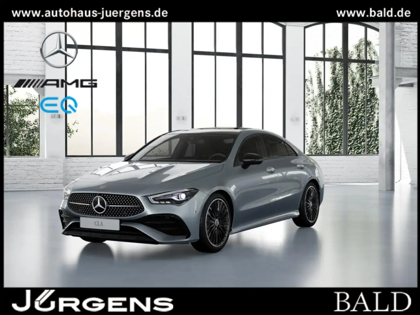 Mercedes-Benz CLA 220 d Coupé AMG-Sport/LED/Cam/Pano/Night/19" Argent - 1