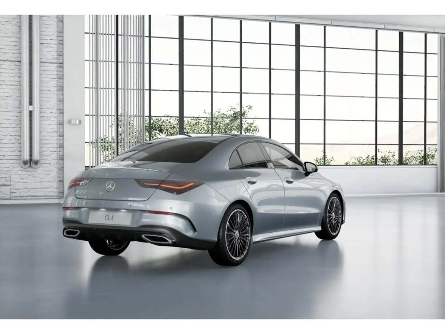 Mercedes-Benz CLA 220 d Coupé AMG-Sport/LED/Cam/Pano/Night/19" Argent - 2
