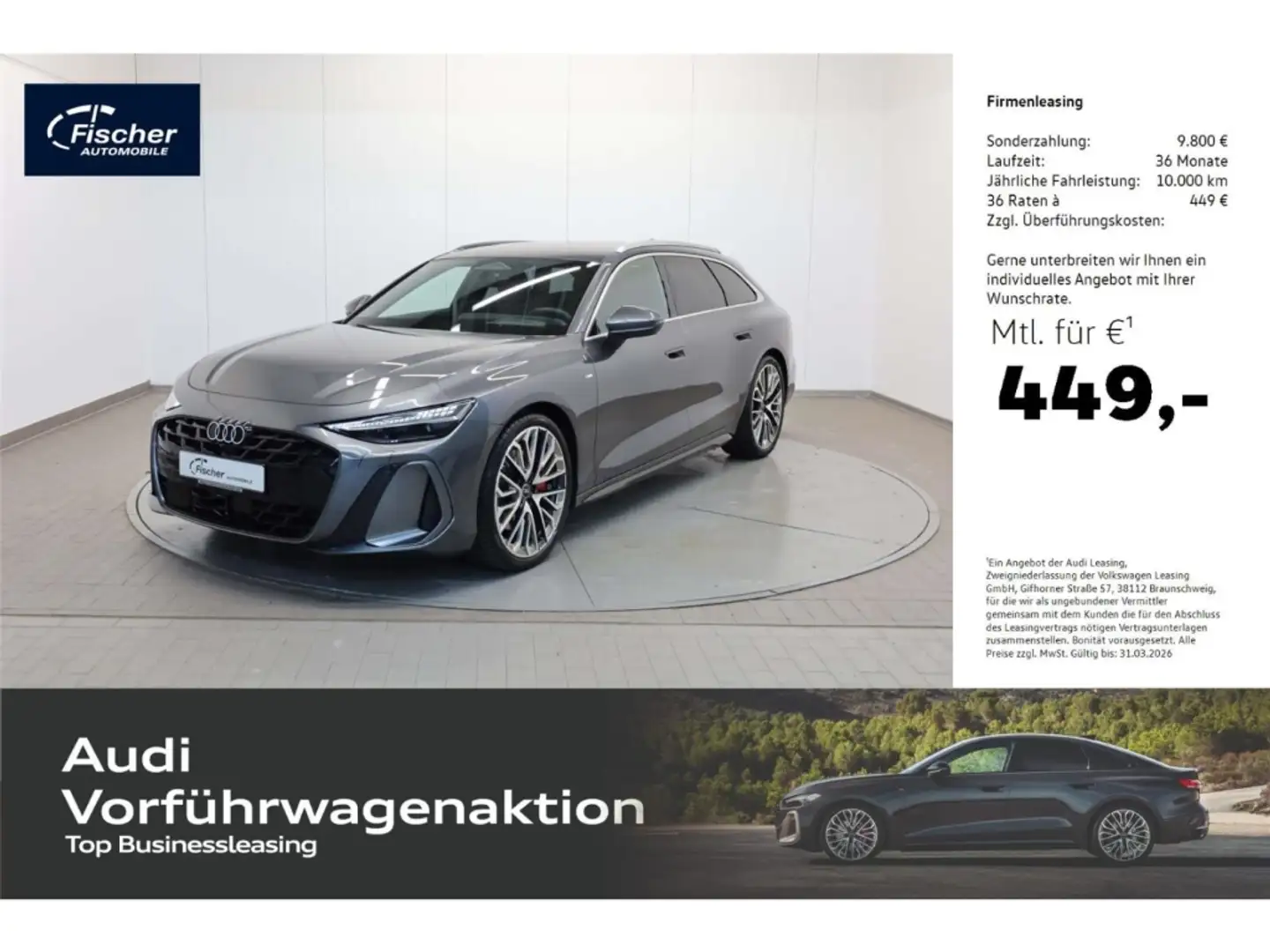 Audi A6 Avant TFSI quattro S line Grau - 1