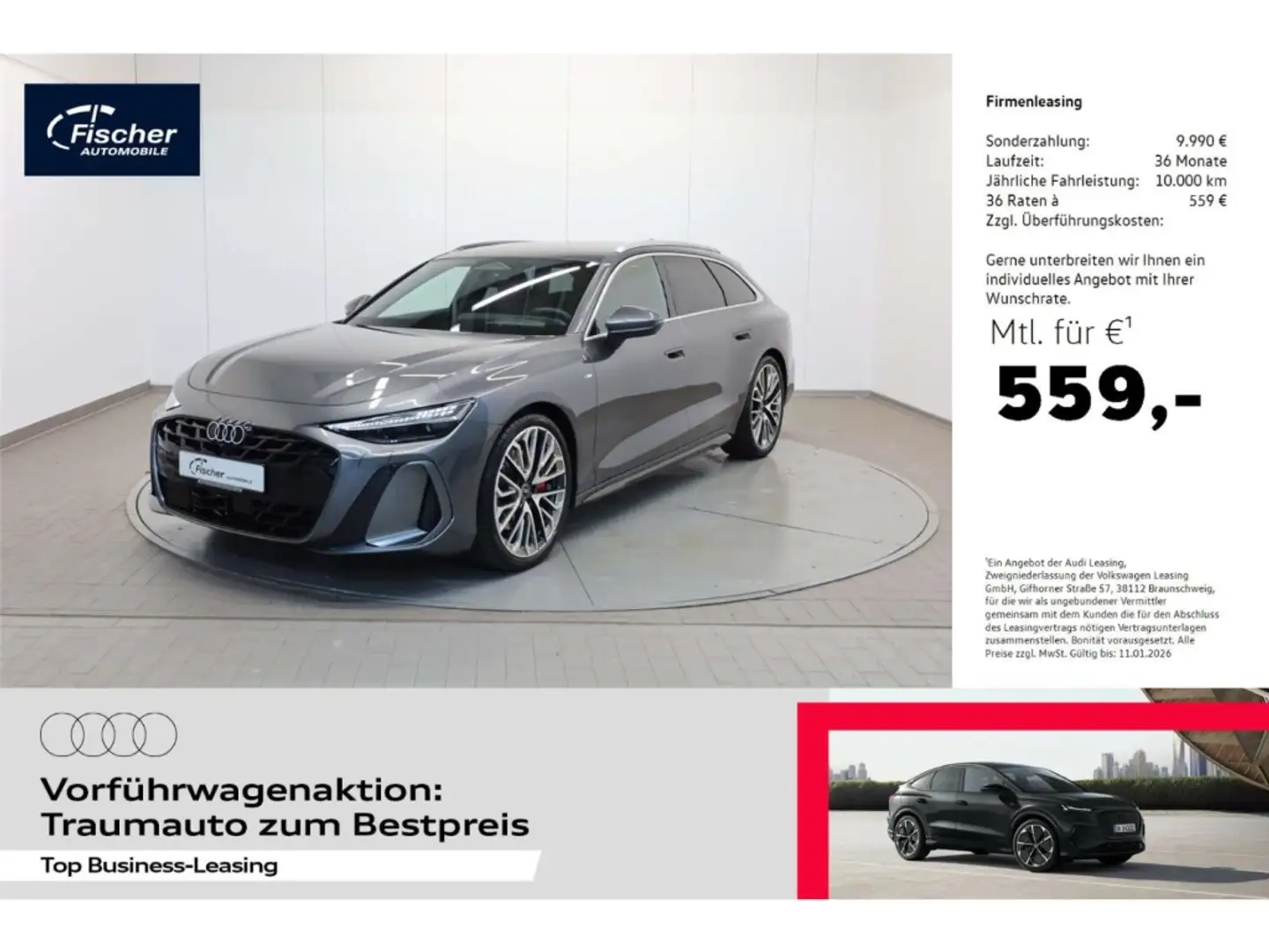 Audi A6 Avant TFSI quattro S line Grijs - 1