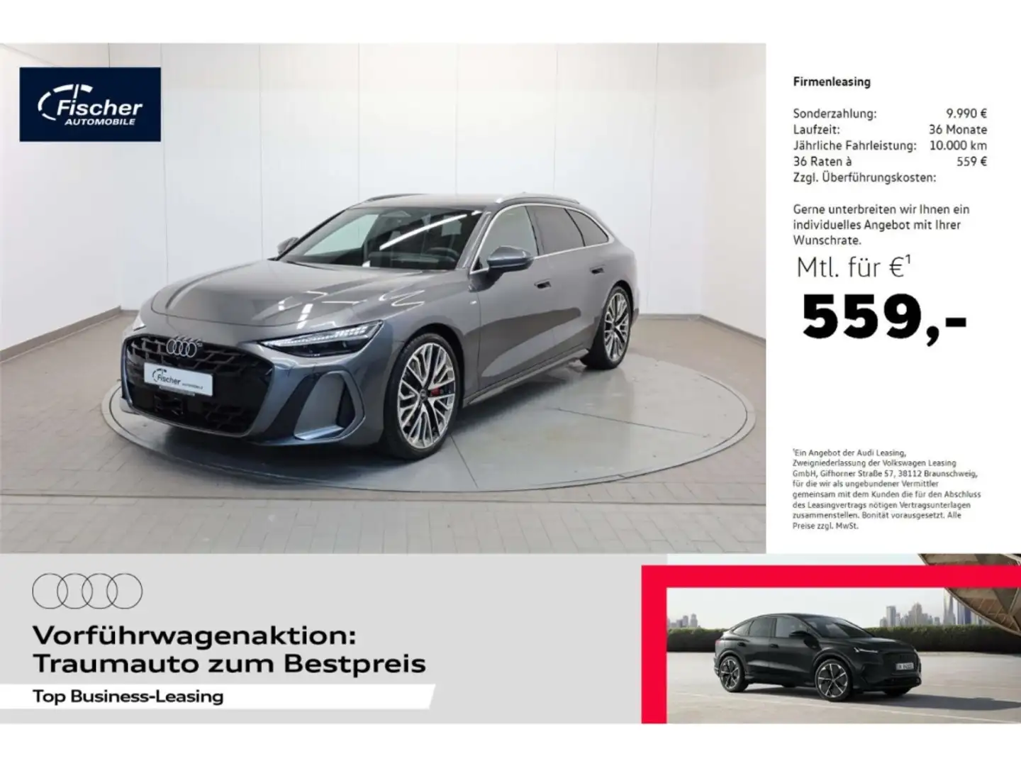 Audi A6 Avant TFSI quattro S line Grau - 1