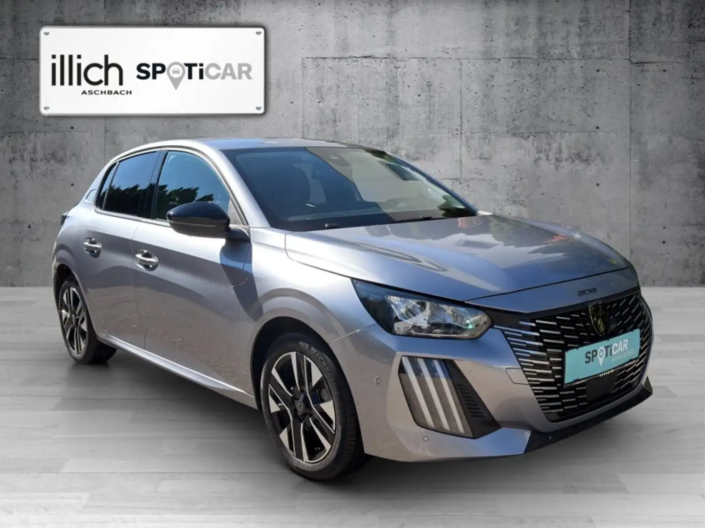 Peugeot 208 ALLURE PureTech 100 6-Gang-Manuell Grau - 1