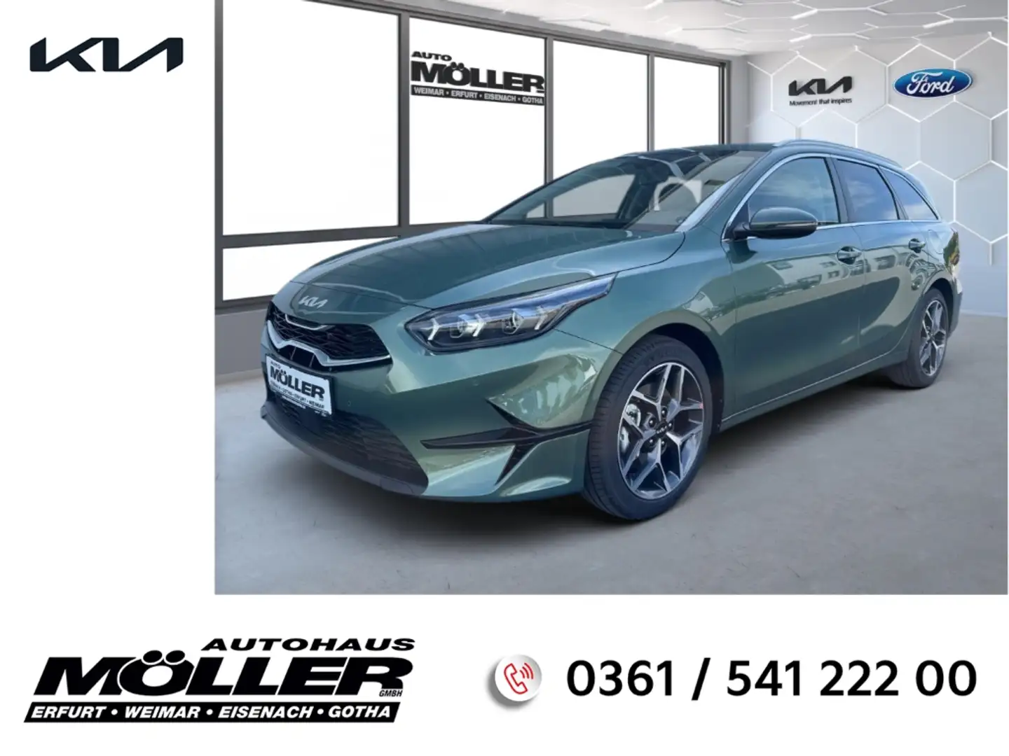 Kia Ceed SW / cee'd SW Platinum 1.5T DCT7 Glasdach ACC Kamera  Leder Memo Vert - 1