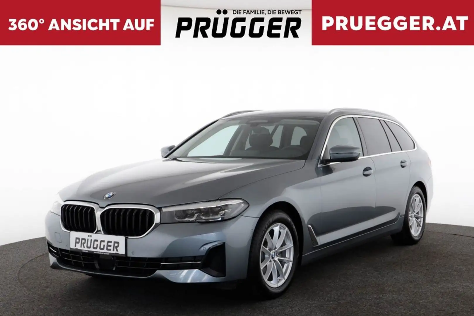 BMW 520 d Touring Autom FACELIFT NAVI LED KAMERA ACC Grau - 1