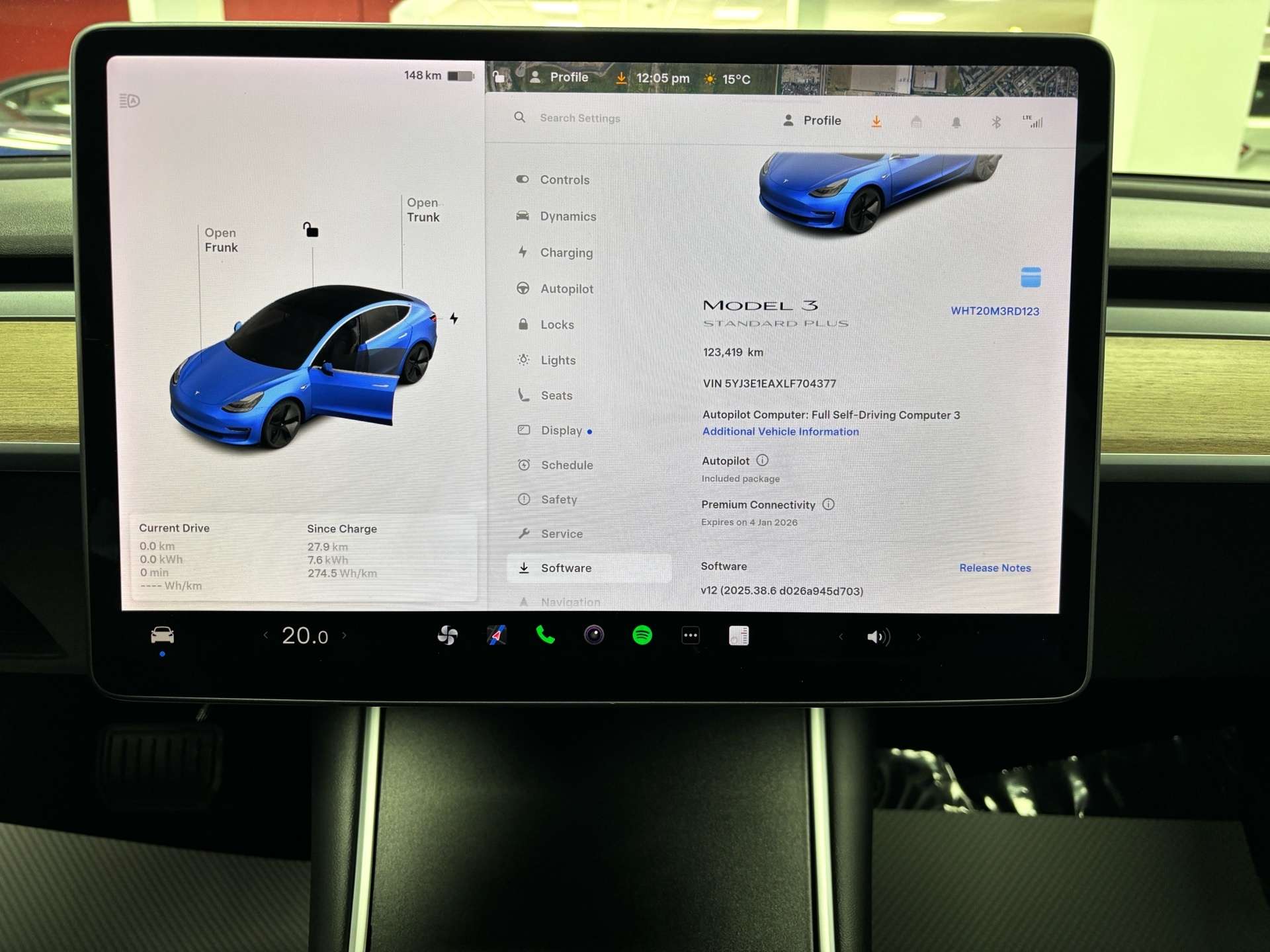 2020 Tesla Model 3 Standard Range Plus RWD thumb 21