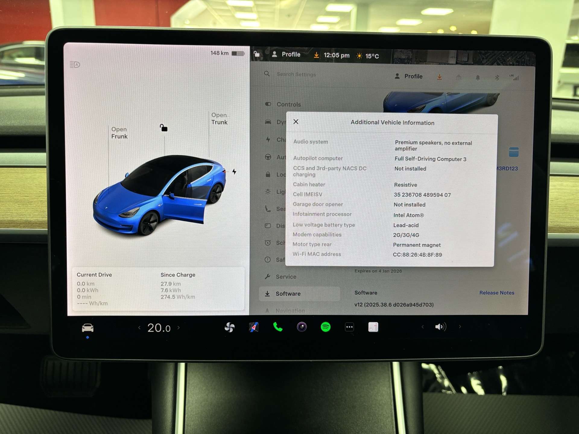 2020 Tesla Model 3 Standard Range Plus RWD thumb 22