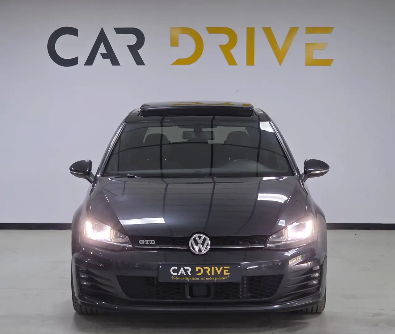 Volkswagen Golf GTD 2.0 TDi 184 CV PANO/CAPTEURS/ACC/1ER PROPRIETAIRE Gris - 2