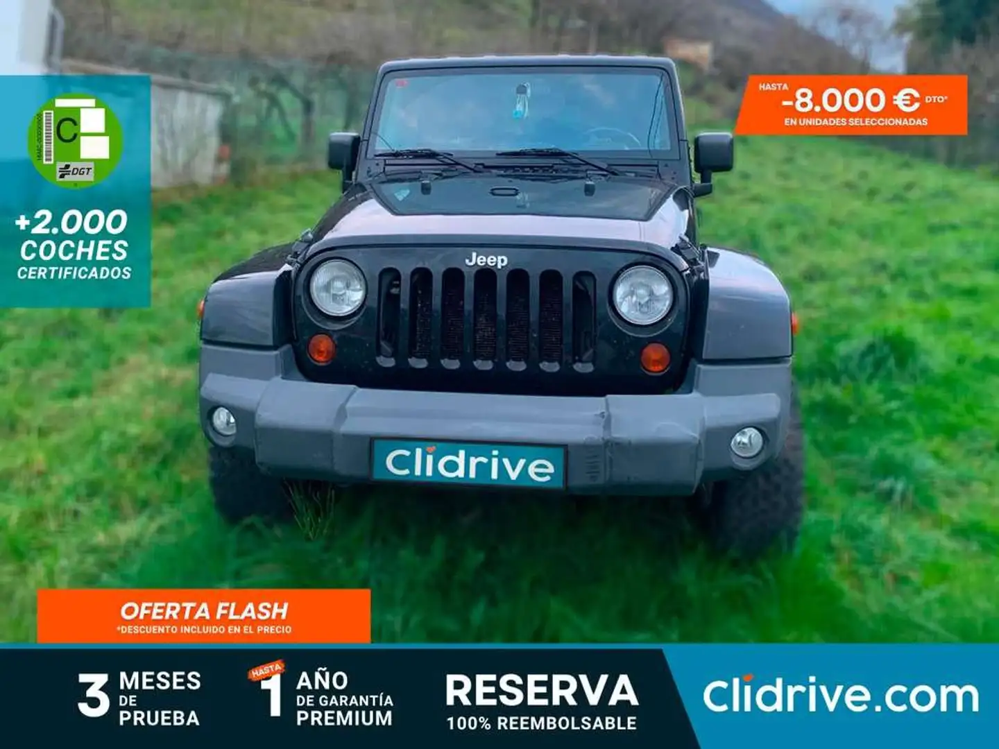 Jeep Wrangler 3.6 V6 Sahara Auto Negro - 1
