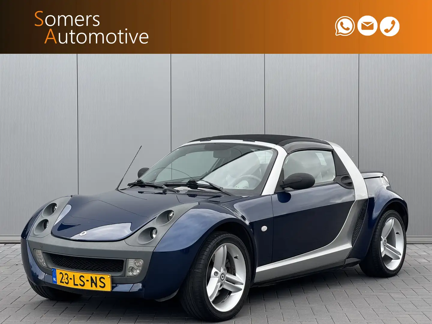 smart roadster 0.7 | Airco | Nieuwe Kap | NAP Blauw - 1