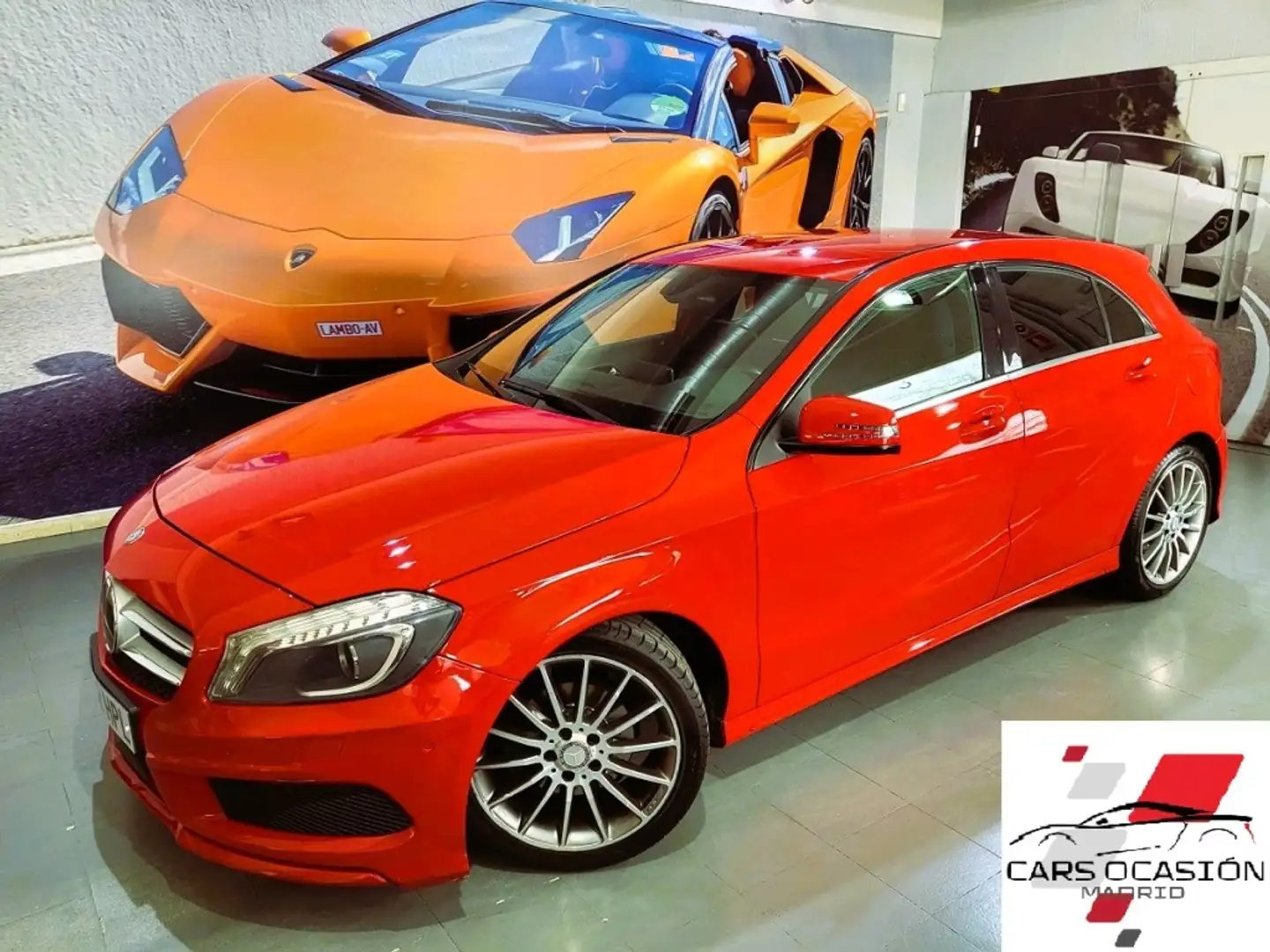 Mercedes-Benz A 180 180CDI BE AMG Line 7G-DCT Rojo - 1