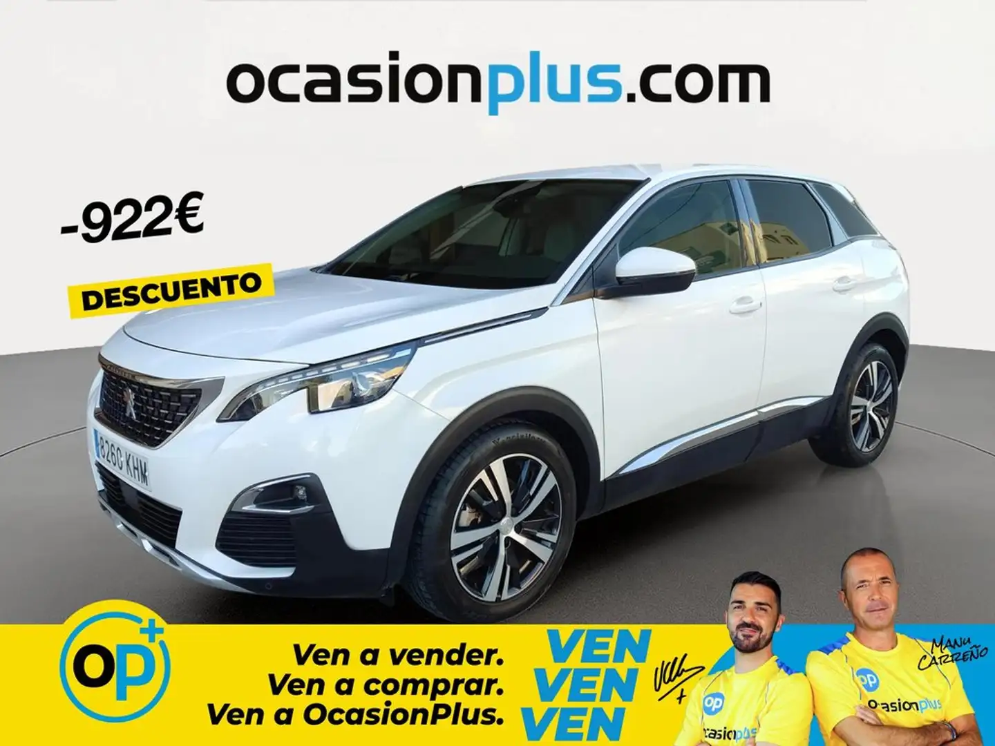 Peugeot 3008 1.2 S&S PureTech Allure EAT6 130 Blanco - 1