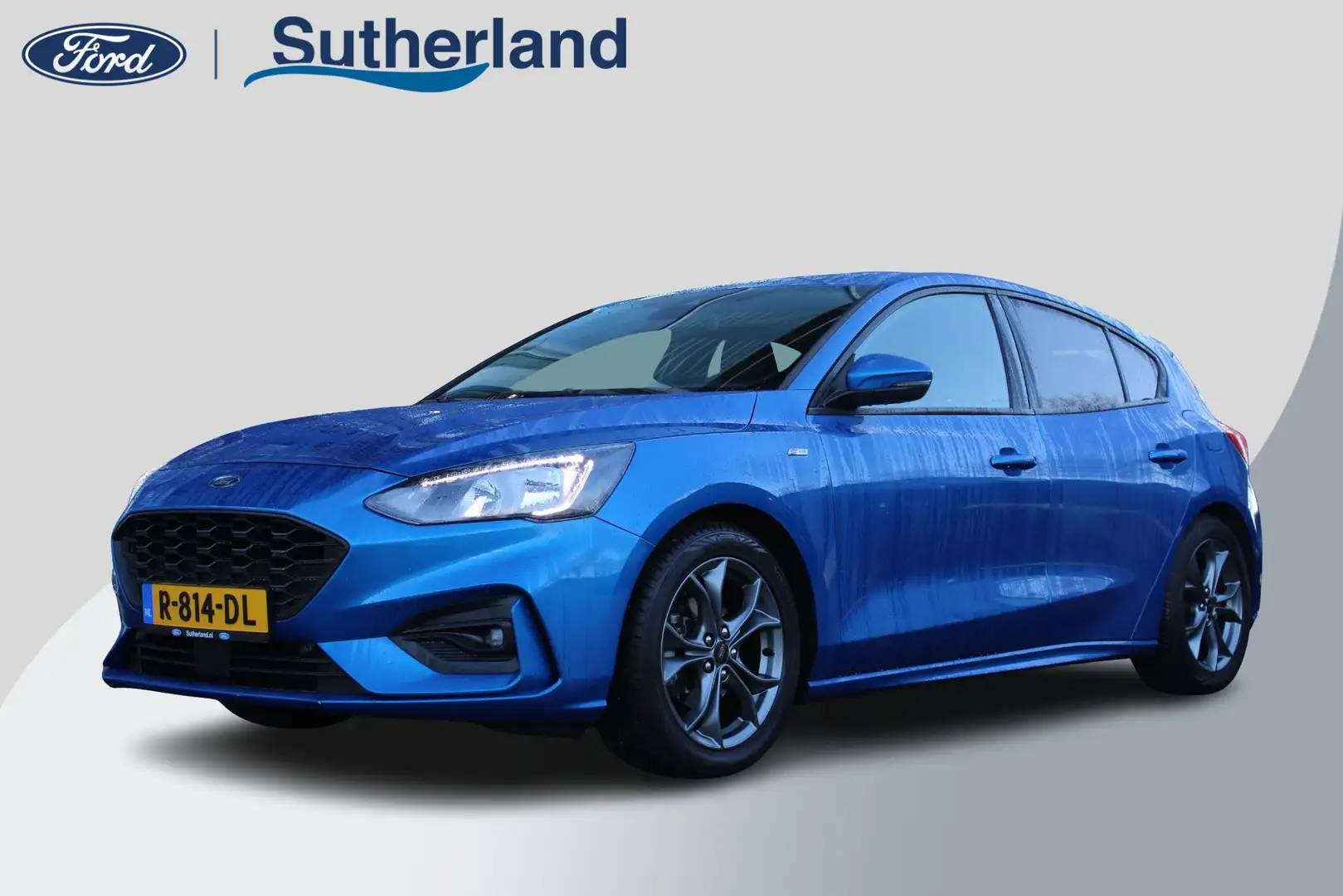 Ford Focus 1.0 EcoBoost ST Line Business | Trekhaak | Cruise Blauw - 1
