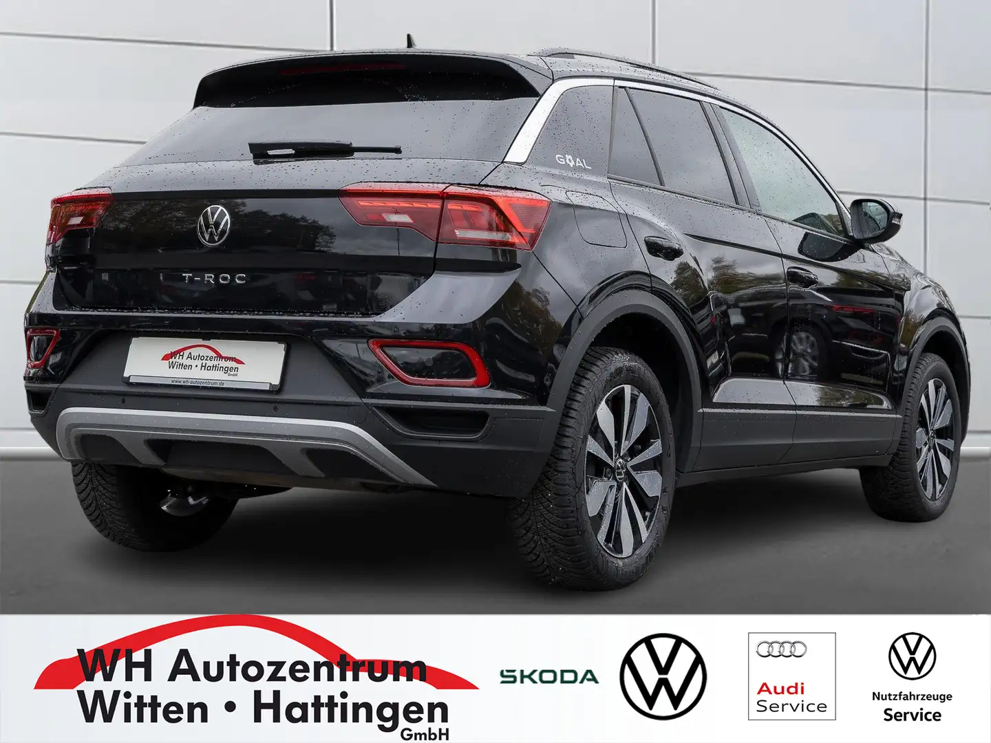 Volkswagen T-Roc 1.0 TSI GOAL NAVI LED GJ-REIFEN PRIVACY PARK-AS... Schwarz - 2