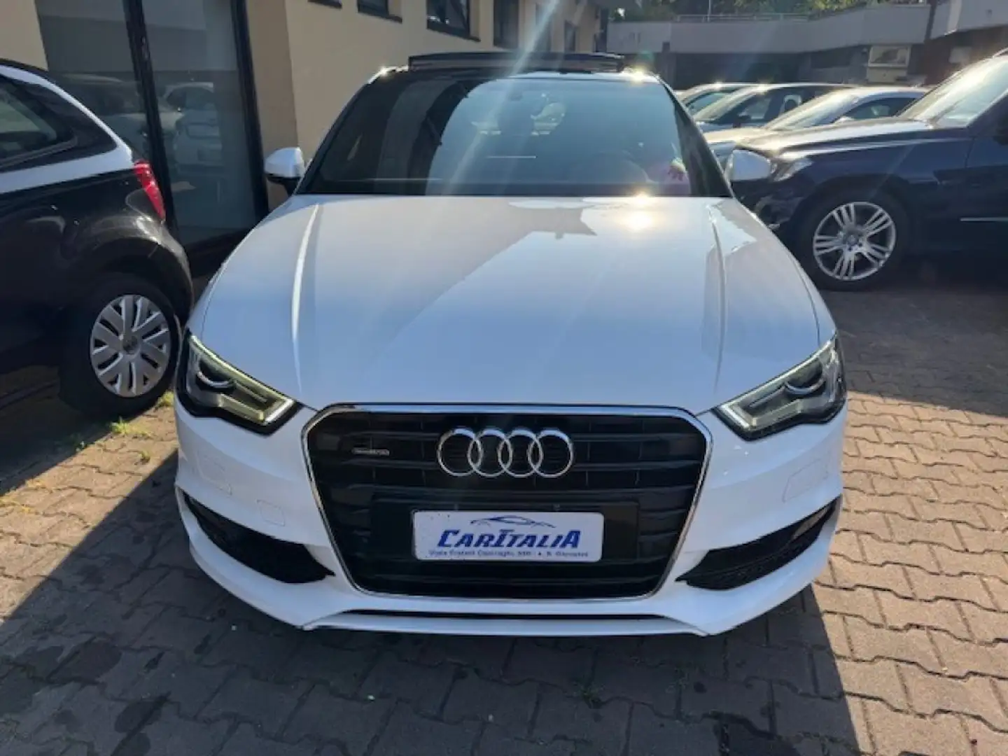 Audi A3 Sedan 2.0 TDI 184 cv quattro S tronic S-Line tetto Blanc - 2