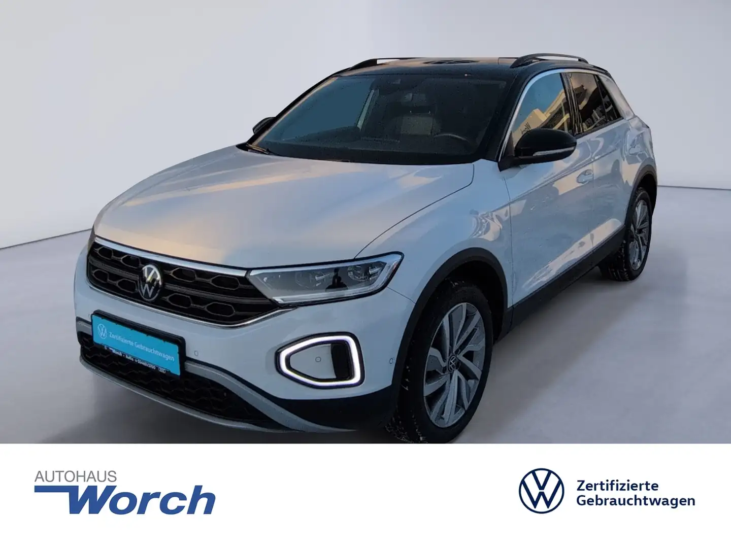 Volkswagen T-Roc 2.0 TDI DSG Goal KAMERA+AHK+NAVI Blanc - 1