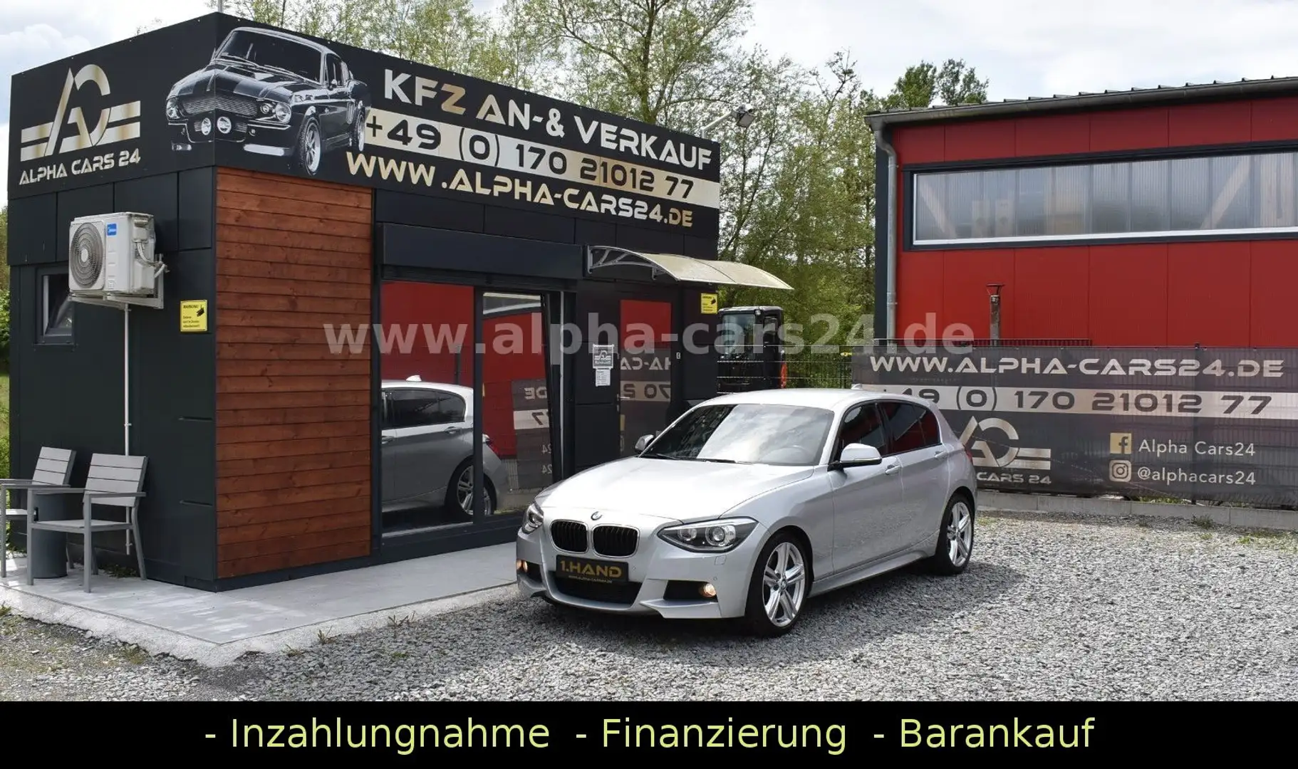 BMW 118 i 1. Hand/M-Paket/Klima/Navi/Harman-Kardon Argent - 2