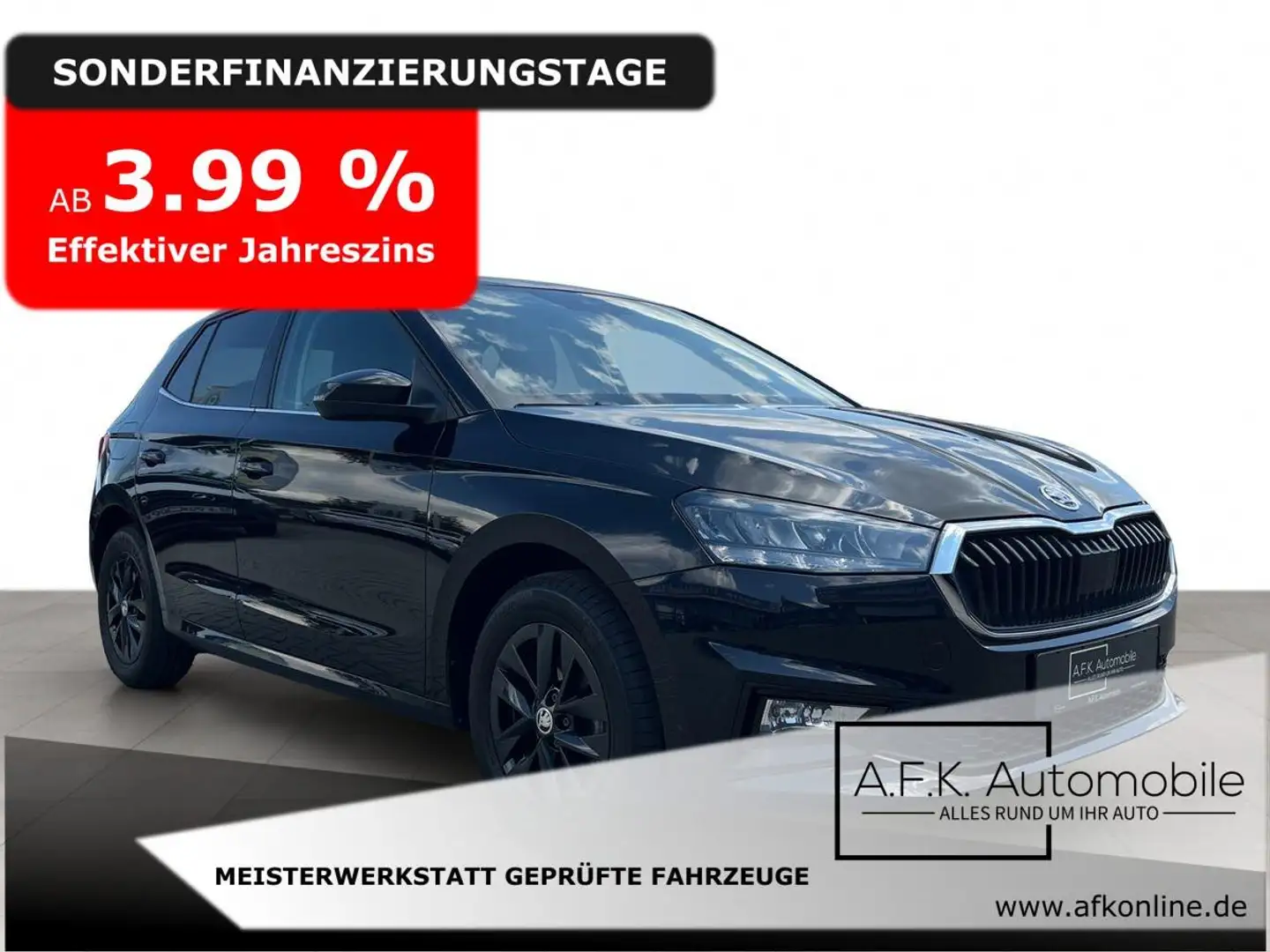 Skoda Fabia 1.0 TSI | TOP SELECTION | FACELIFT | SHZ | Schwarz - 1