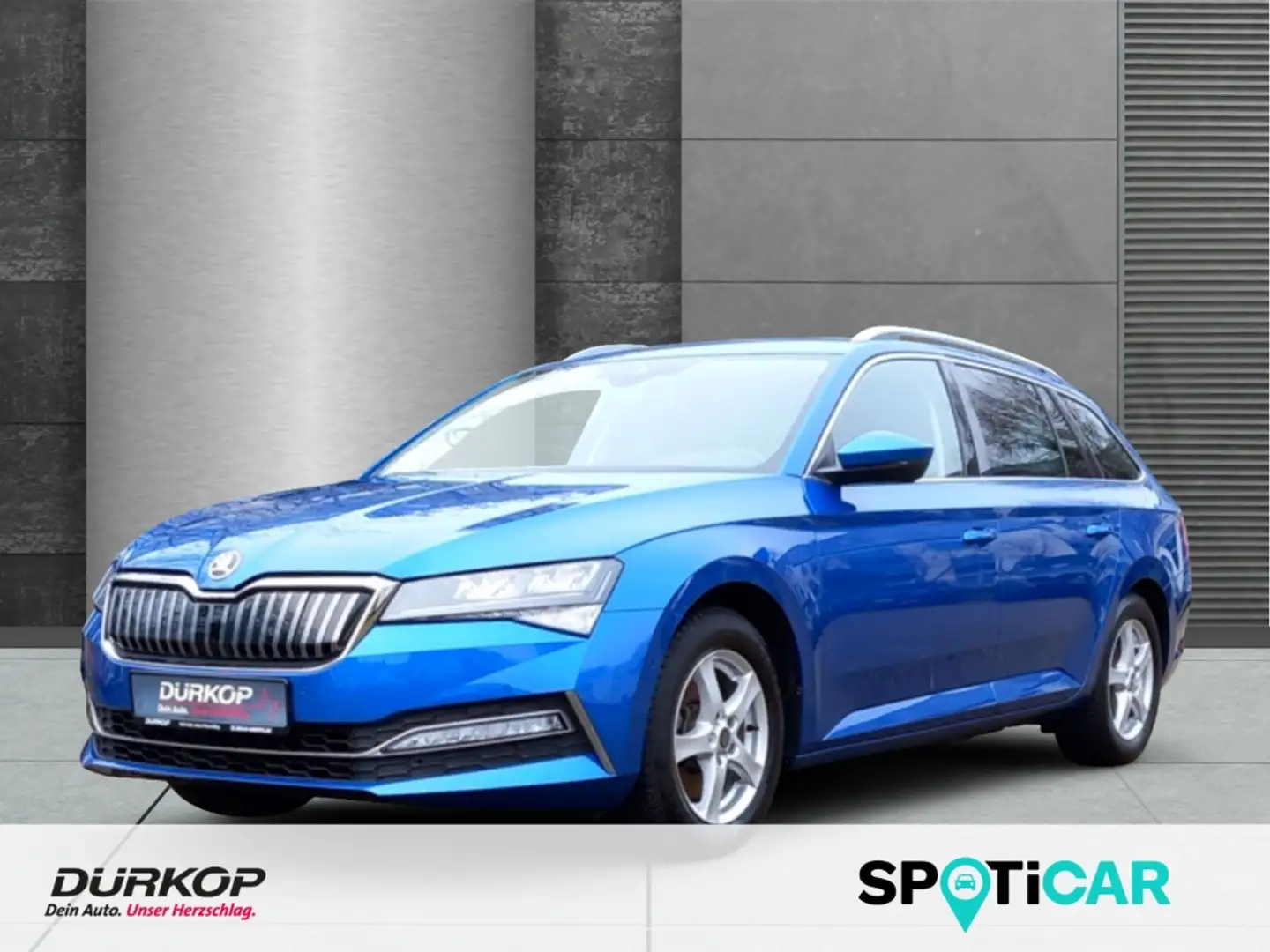 Skoda Superb Combi Ambition 1.4TSI iV DSG Infotaiment-Paket LED Blu/Azzurro - 1