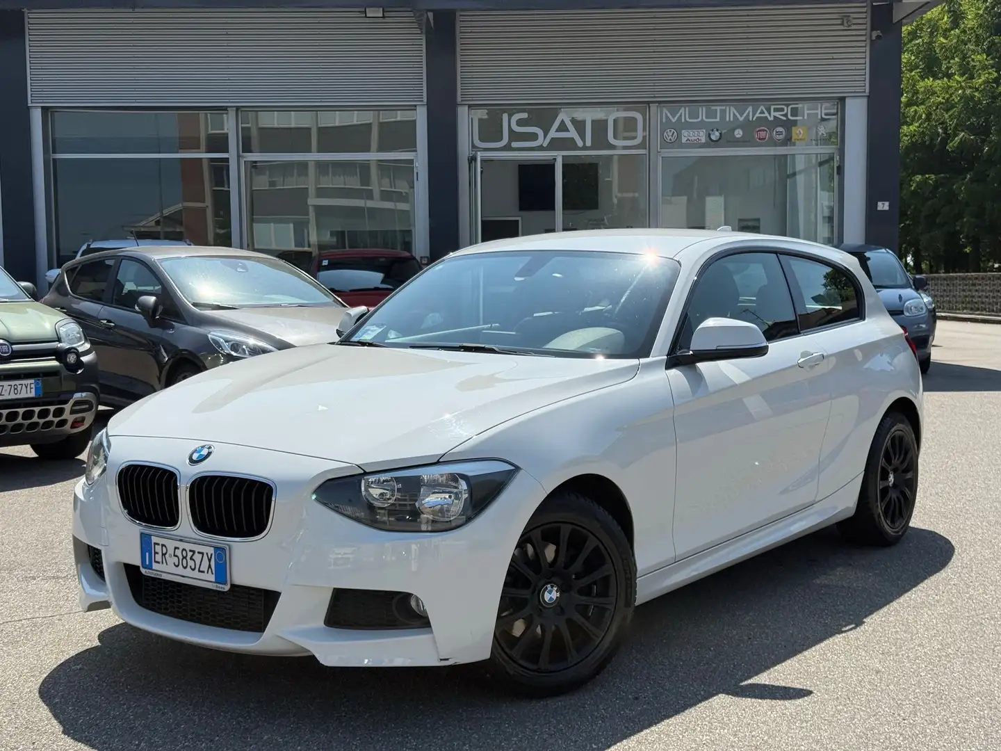 BMW 120 d 3p xDrive Msport Bianco - 1
