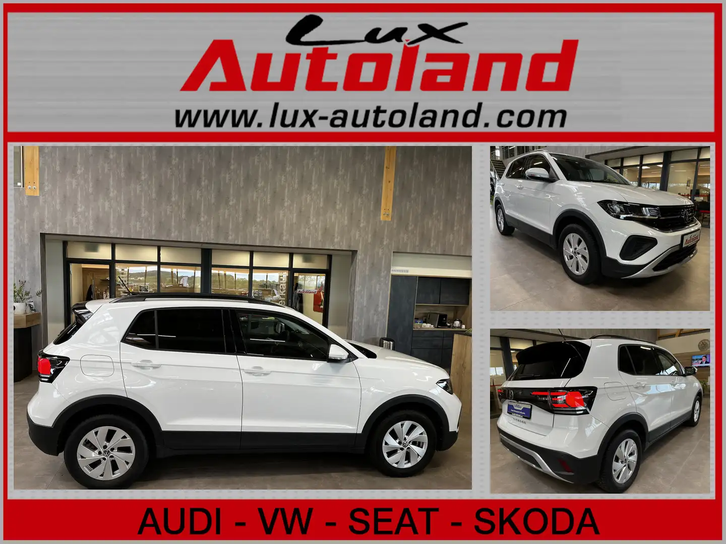 Volkswagen T-Cross 1.0 TSI DSG Life ACC Kamera App IQ.Drive Blanc - 1