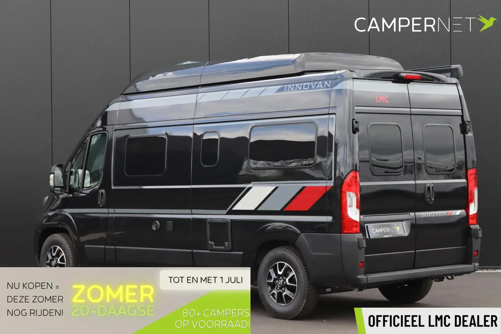 LMC Innovan 600 140pk | 5.99m | Hefdak | Luifel | Zwart - 2