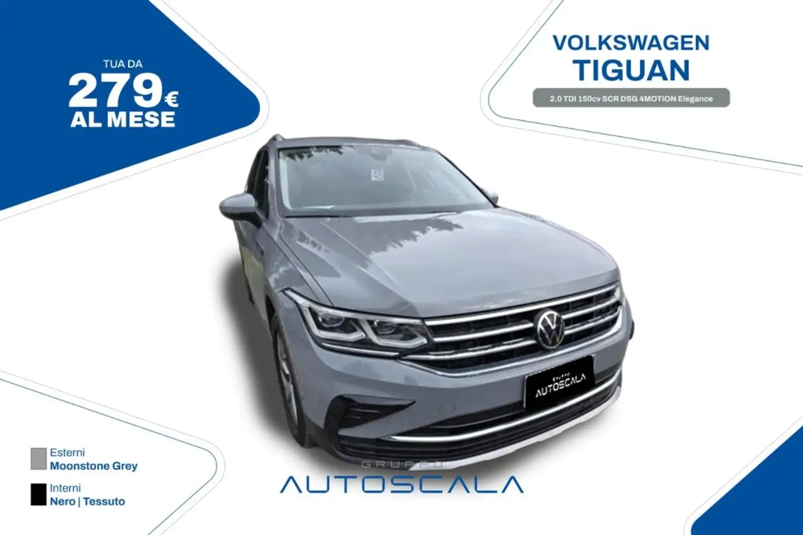 Volkswagen Tiguan 2.0 TDI 150cv SCR DSG 4MOTION Elegance Grau - 1