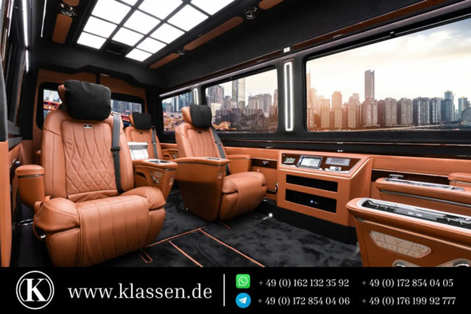 Mercedes-Benz Sprinter 319 - 519 Luxury VIP VAN 2024 Facelift Schwarz - 1