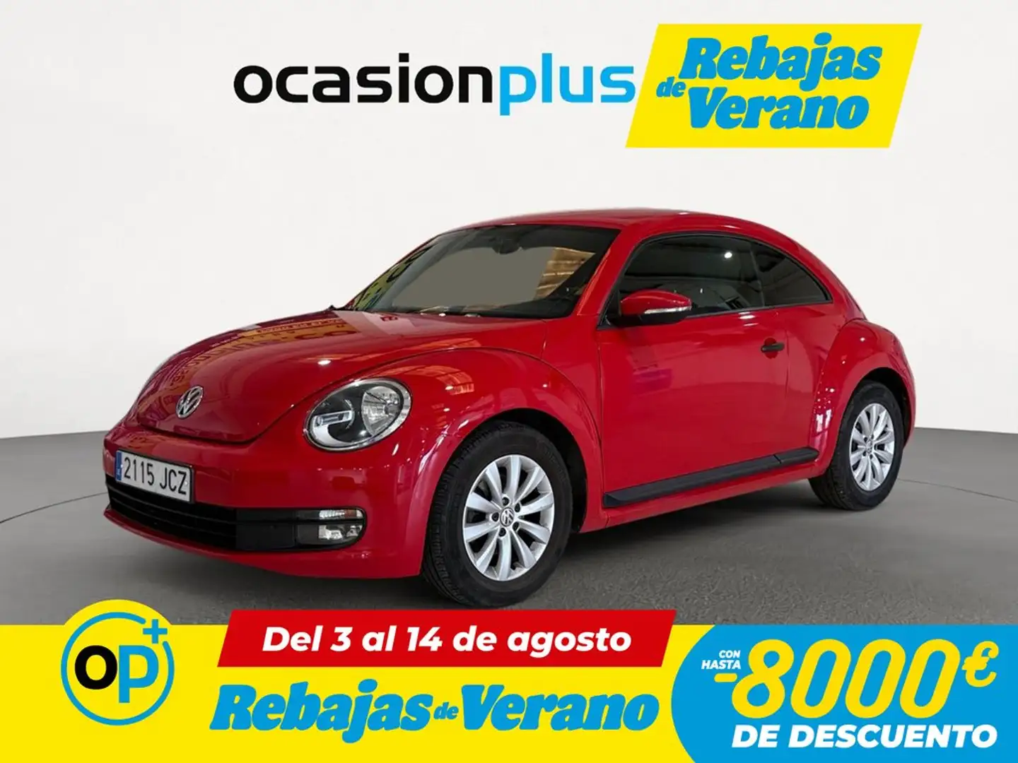 Volkswagen Beetle 1.6TDI Beetlemanía 105 Rojo - 1