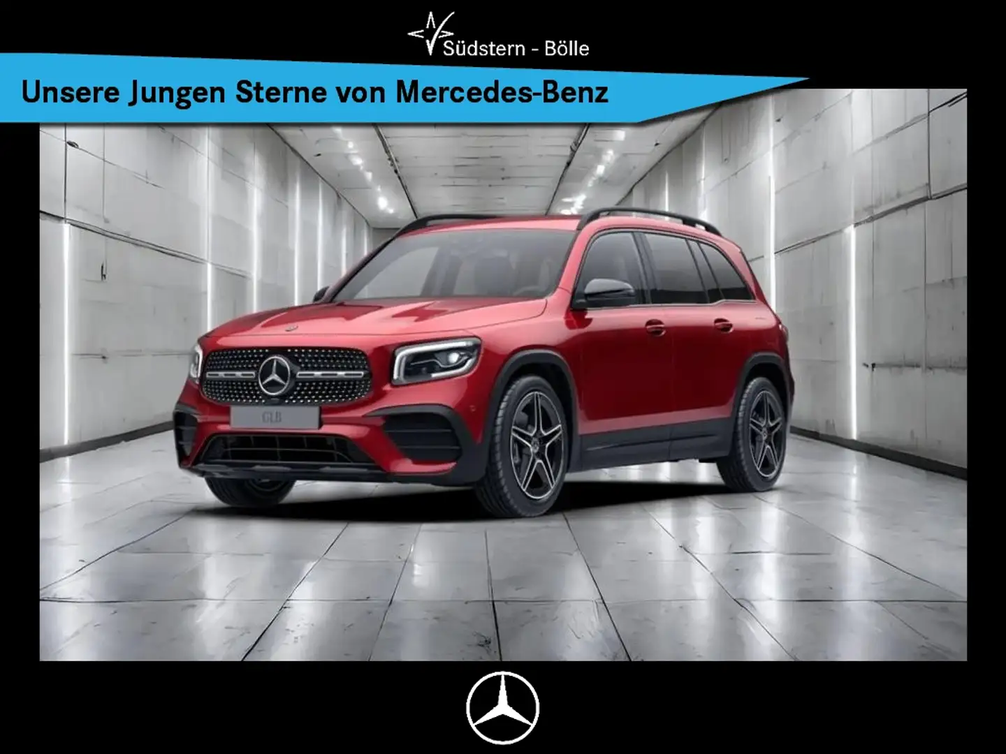 Mercedes-Benz GLB 220 d 4M AMG+AMBIENTE+DISTRO+MULTIBEAM+MBUX Rot - 1