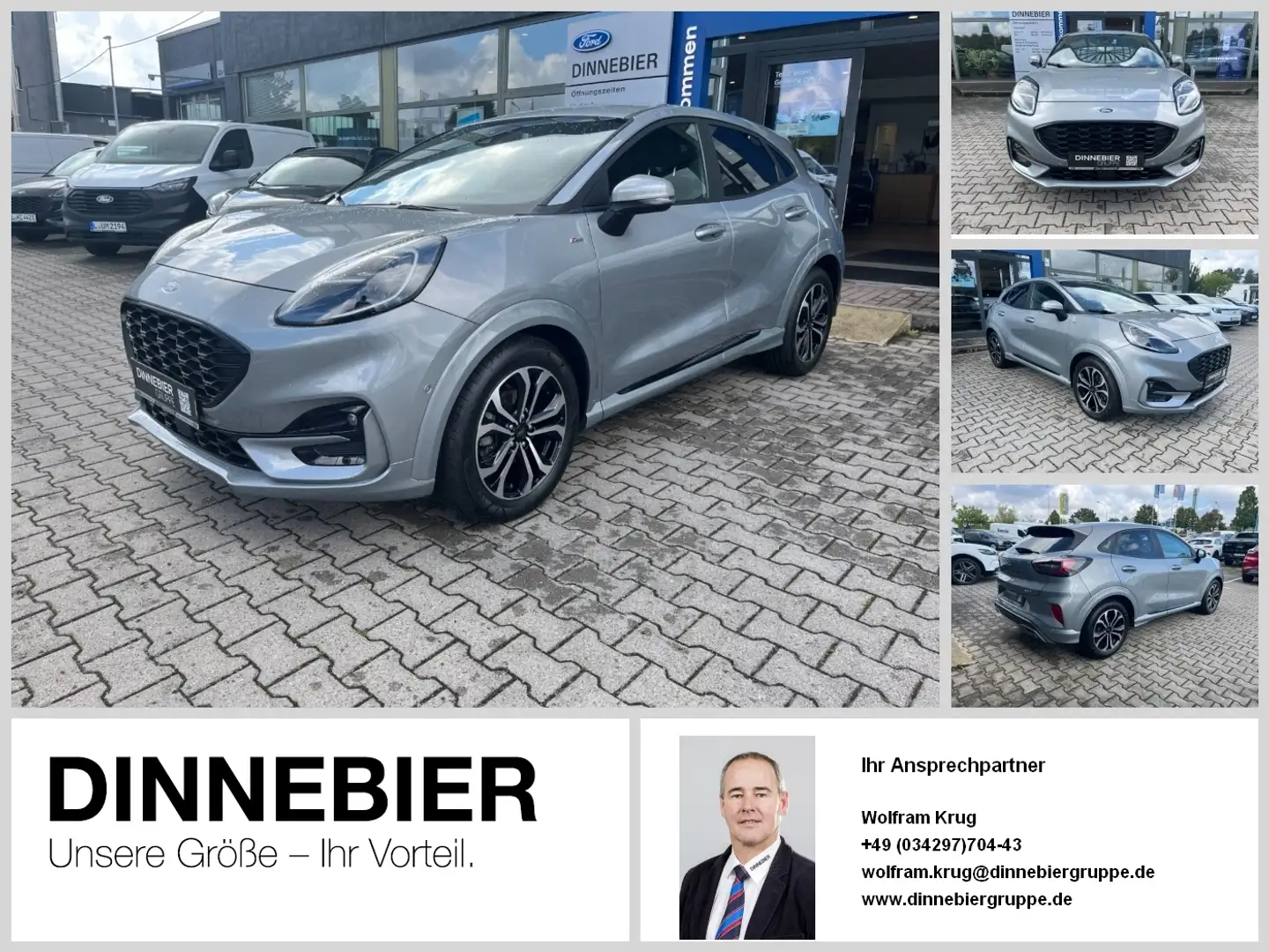 Ford Puma ST-Line X LED+Navi+Kamera+Winterpaket Argent - 1