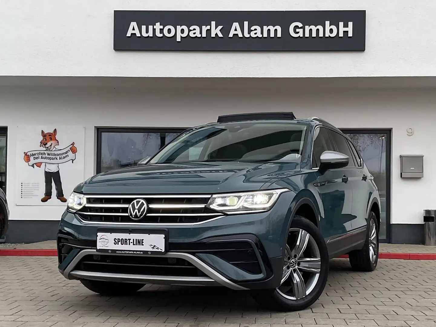 Volkswagen Tiguan Allspace Elegance 4M Lane Matrix Side ACC Bleu - 1