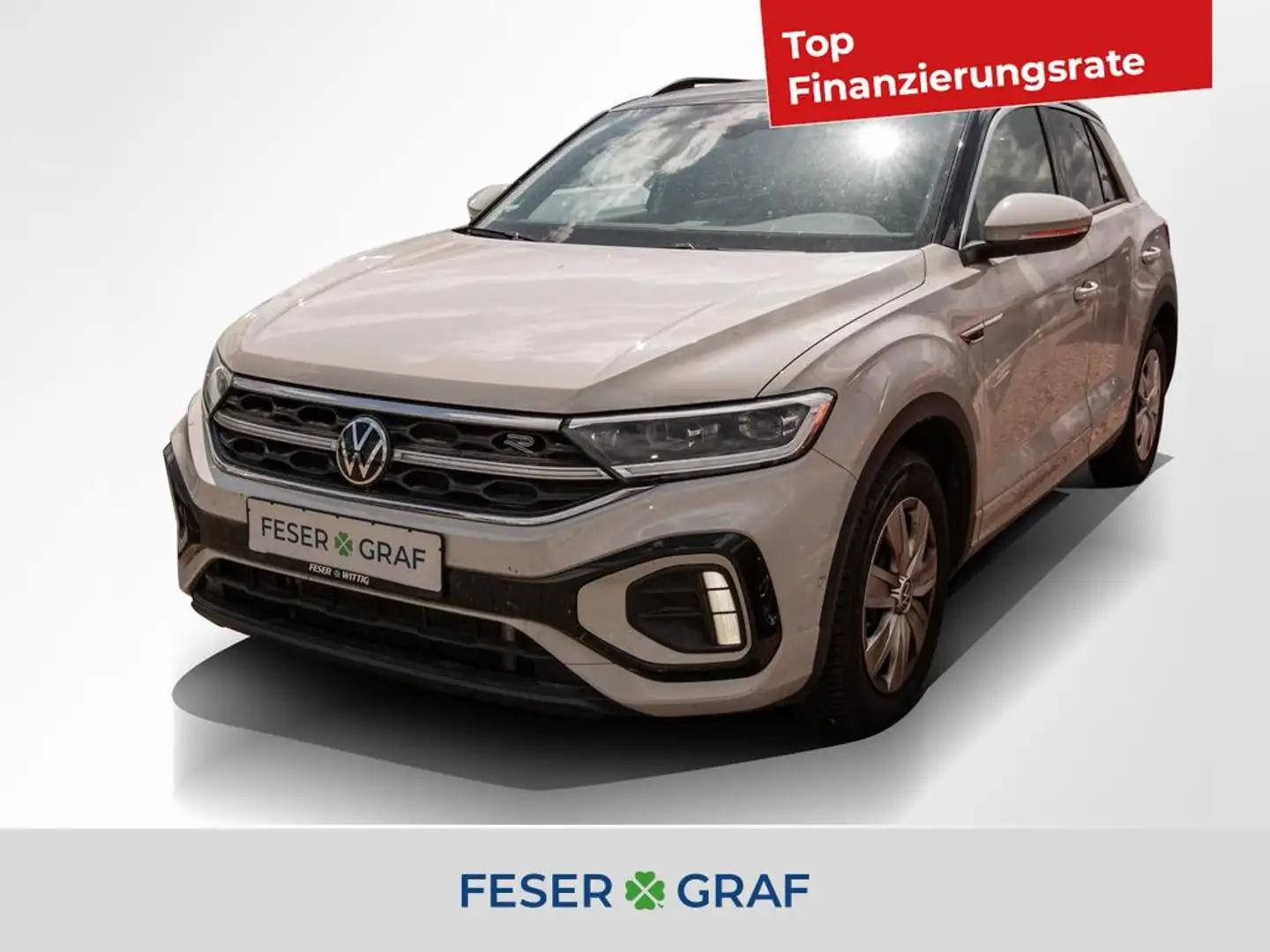 Volkswagen T-Roc 1.5 TSI R-Line Fahrschulwagen/Matrix/ACC/AHK/Navi Grau - 1
