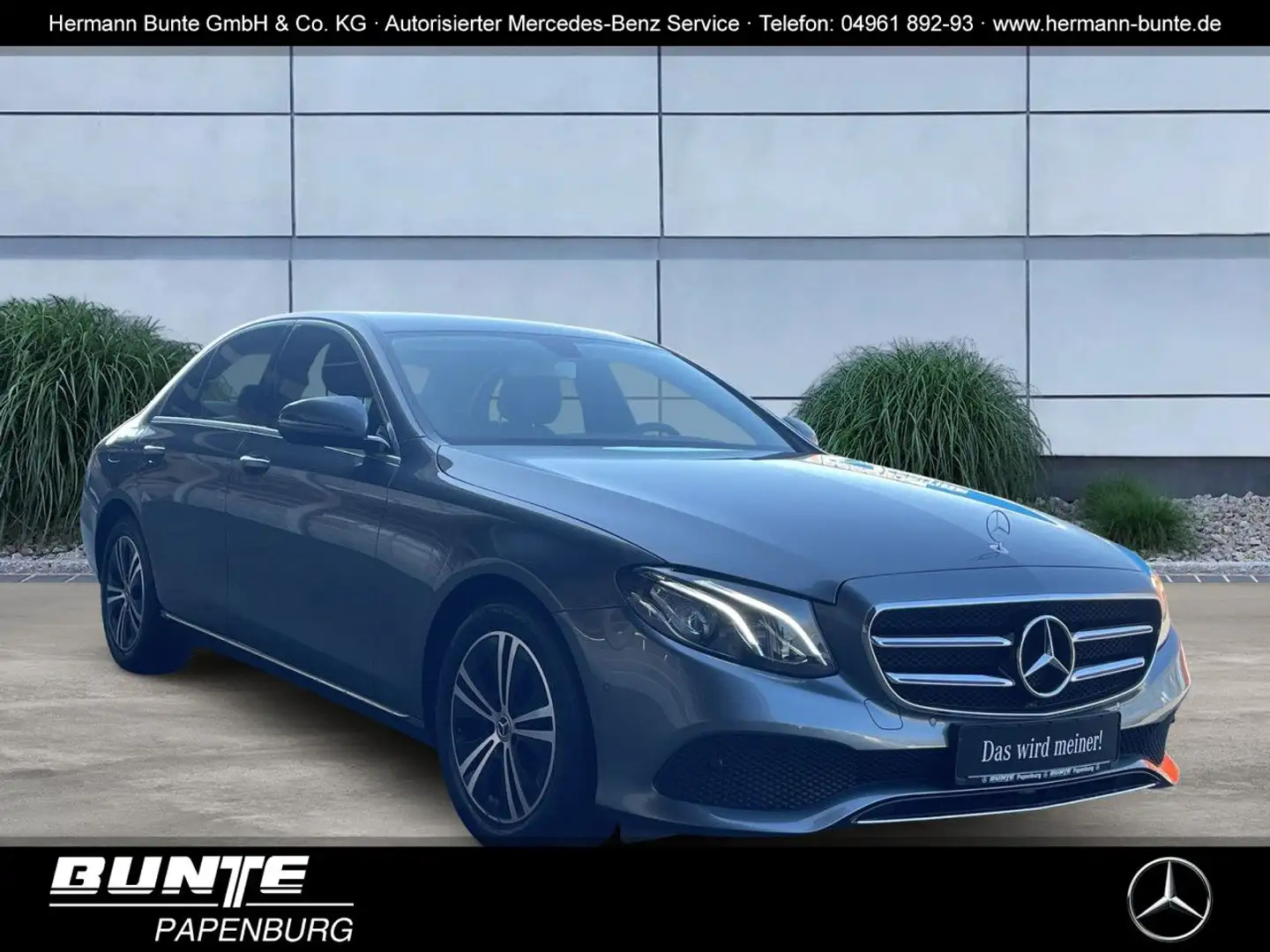Mercedes-Benz E 220 d AVANTGARDE/AHK/LED/DAB/NAVI/KAMERA/APS Gris - 1
