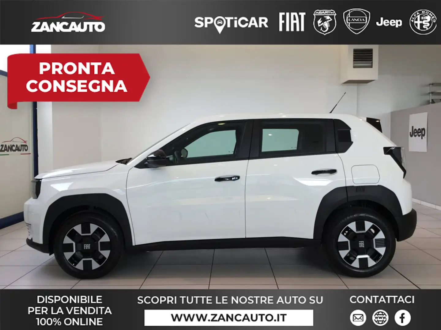 Fiat Grande Panda 1.2 Hybrid 110 CV S&S Icon PROMO LUGLIO Bianco - 1