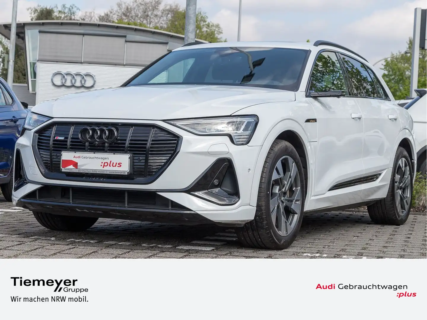 Audi e-tron 50 Q 2x S LINE V-SPIEGEL PANO 2xASSIST MA Weiß - 1