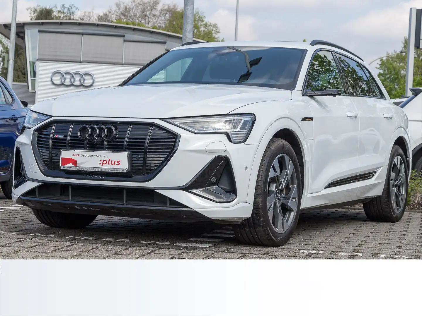 Audi e-tron 50 Q 2x S LINE V-SPIEGEL PANO 2xASSIST MA Weiß - 2