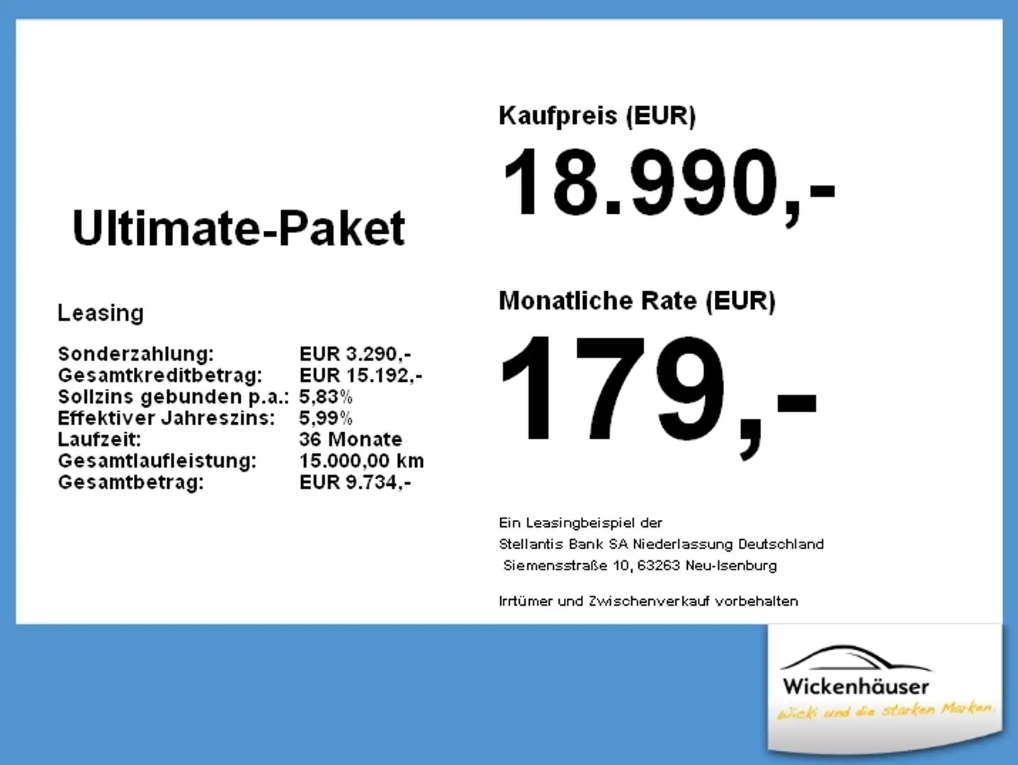 Opel Mokka-E Elegance ACC+LED+SHZ+Fernlichtass.+Kam. Blanc - 1