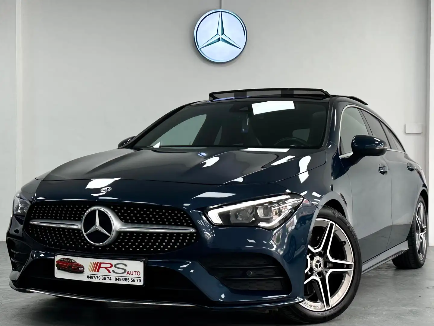 Mercedes-Benz CLA 200 BREAK-AMG LINE - GARANTIE 12 MOIS -PANO-GPS-CAMERA Blauw - 1