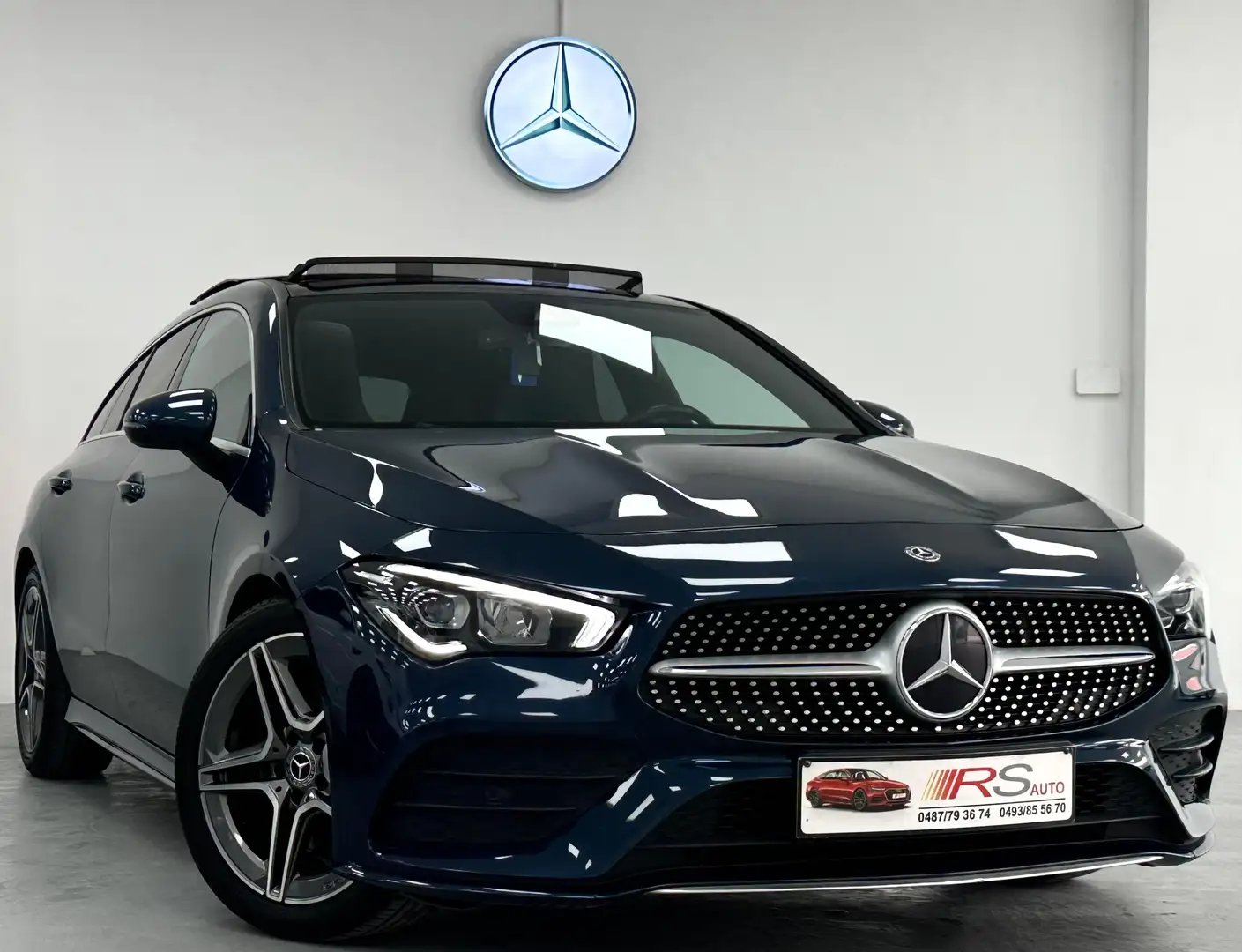Mercedes-Benz CLA 200 BREAK-AMG LINE - GARANTIE 12 MOIS -PANO-GPS-CAMERA Blauw - 2