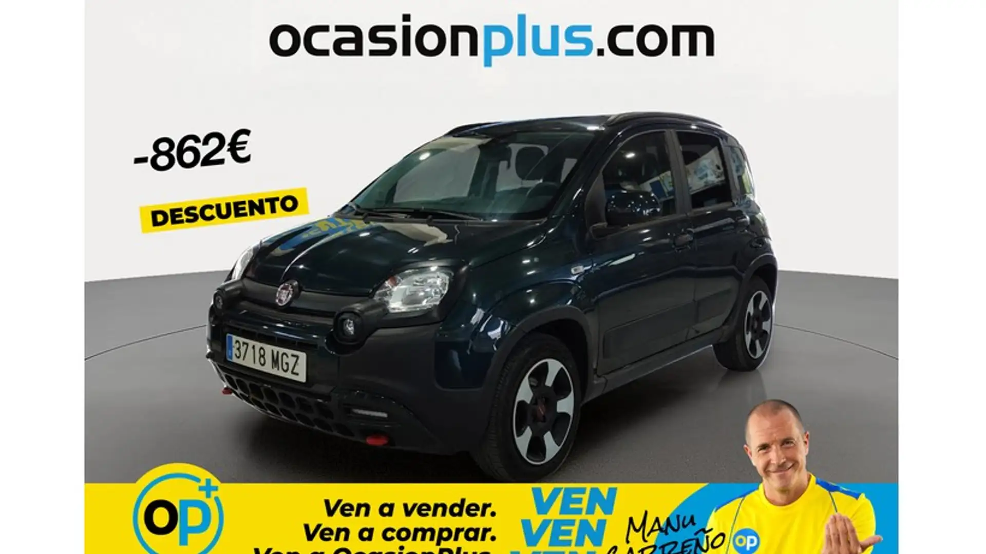 Fiat Panda 1.0 Gse Cross Hybrid Verde - 1