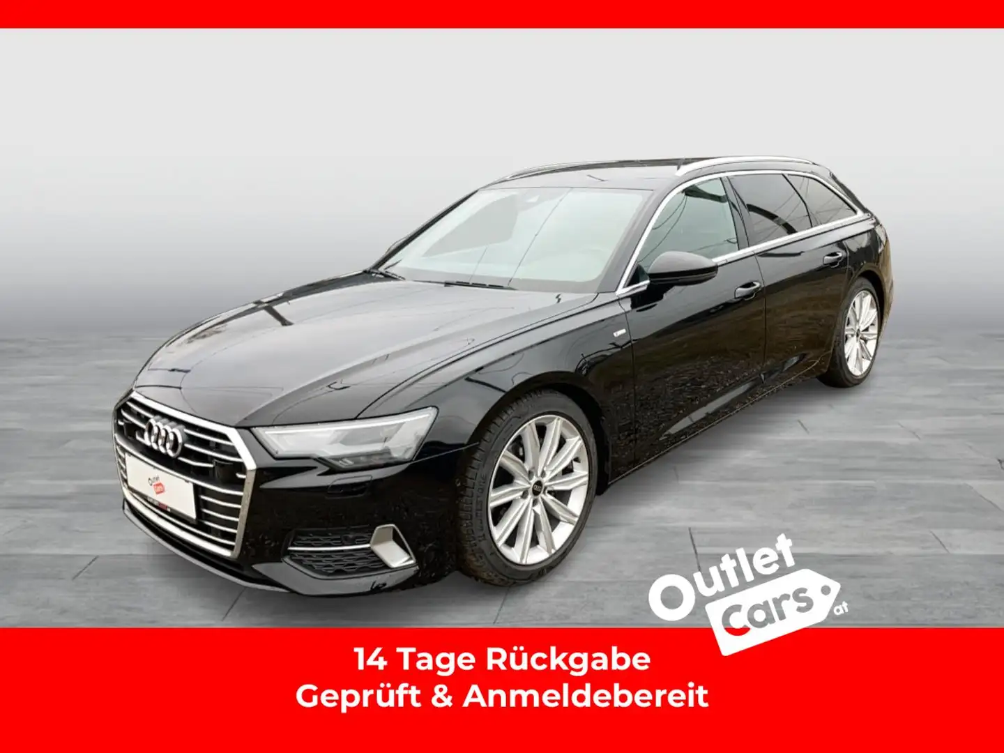 Audi A6 Avant 35 TDI Sport Aut. S-Line+LED+LEDER+RADAR Schwarz - 1