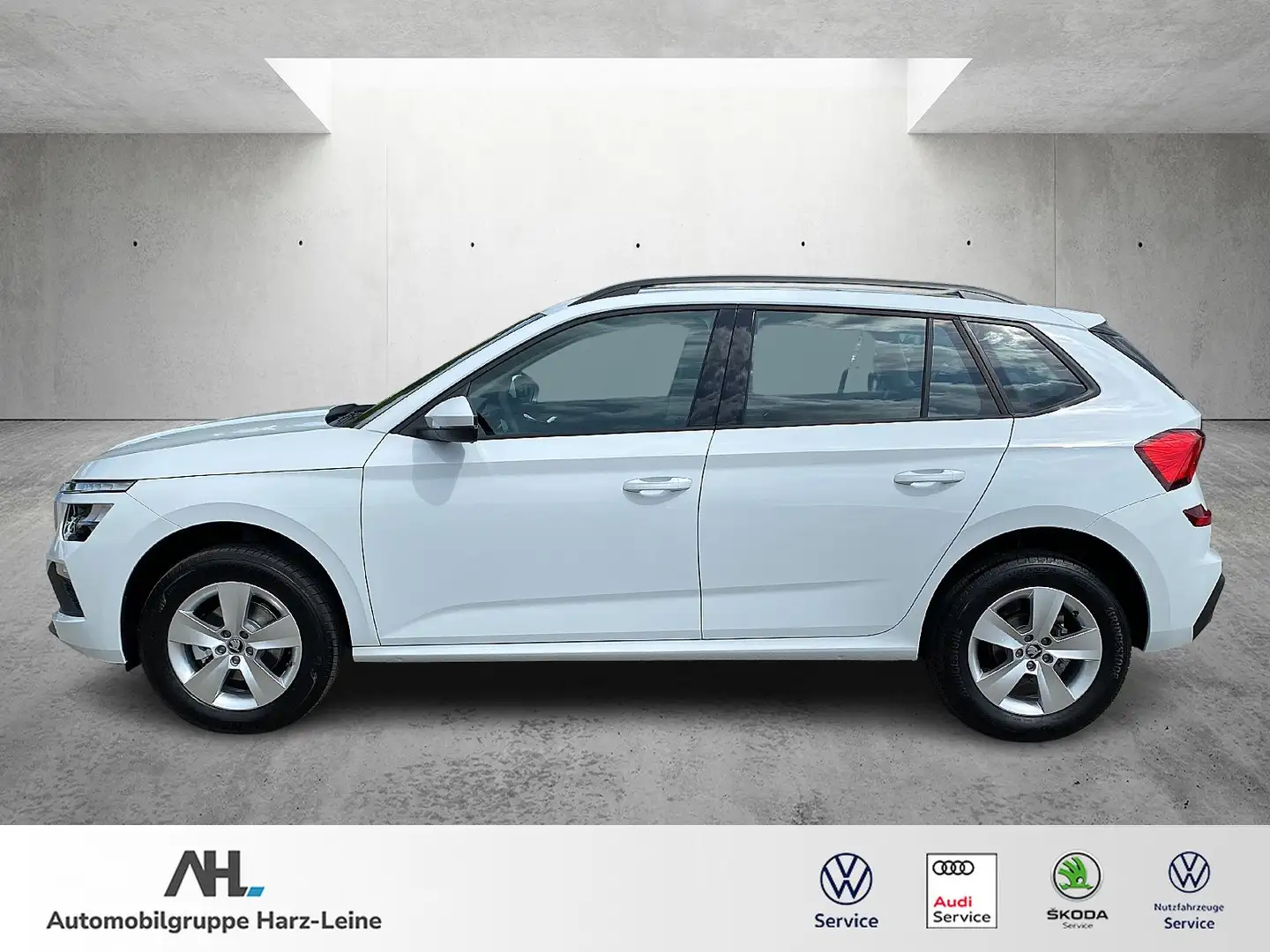 Skoda Kamiq 1.0 TSI Selection DSG /AHK/RFK/PDC/BT Weiß - 2