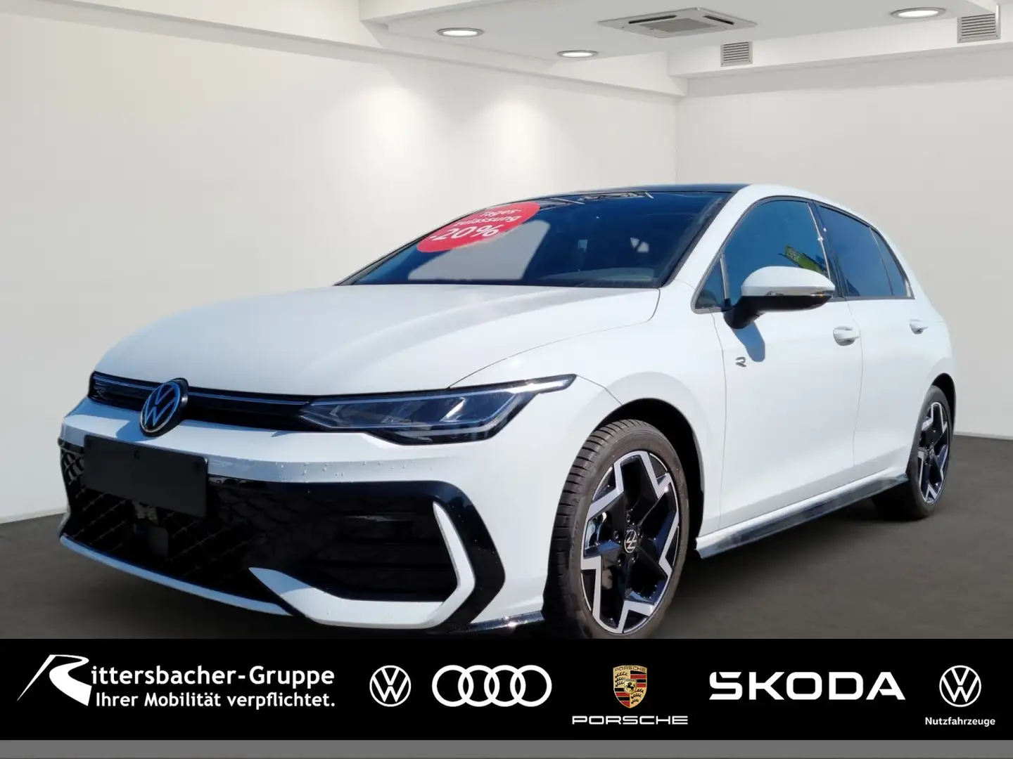 Volkswagen Golf VIII R-Line 1,5e TSI Digital Cockpi LED DAB Білий - 1