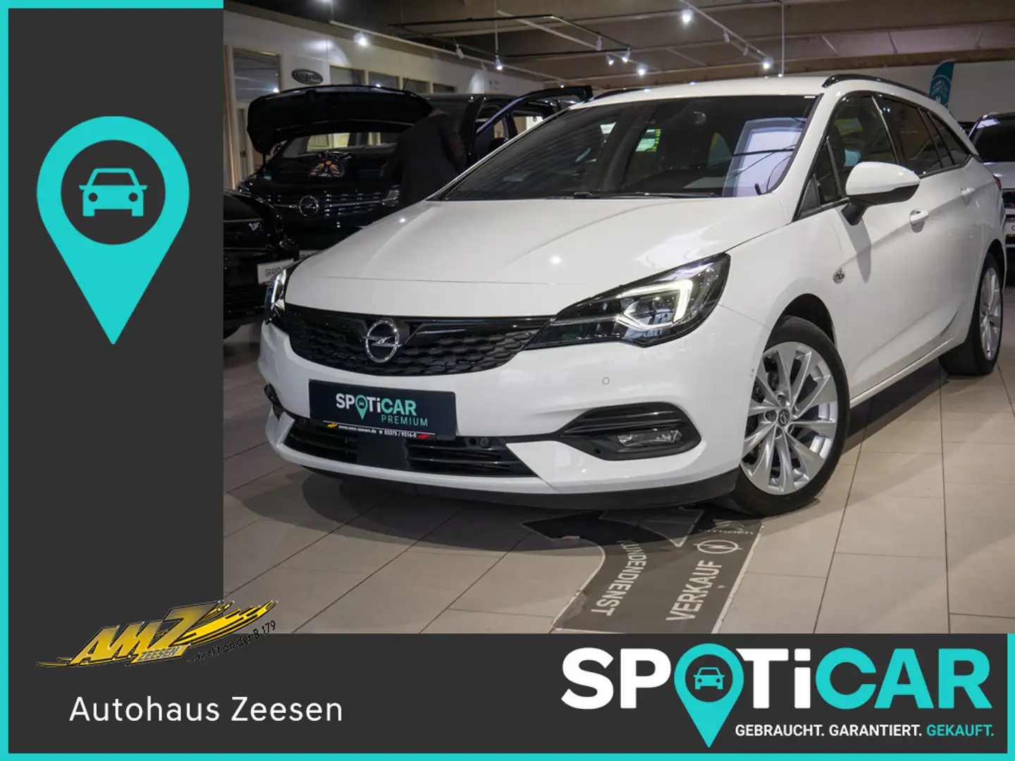 Opel Astra K Sports Tourer 1.4 Ultimate Start/Stop Blanc - 1