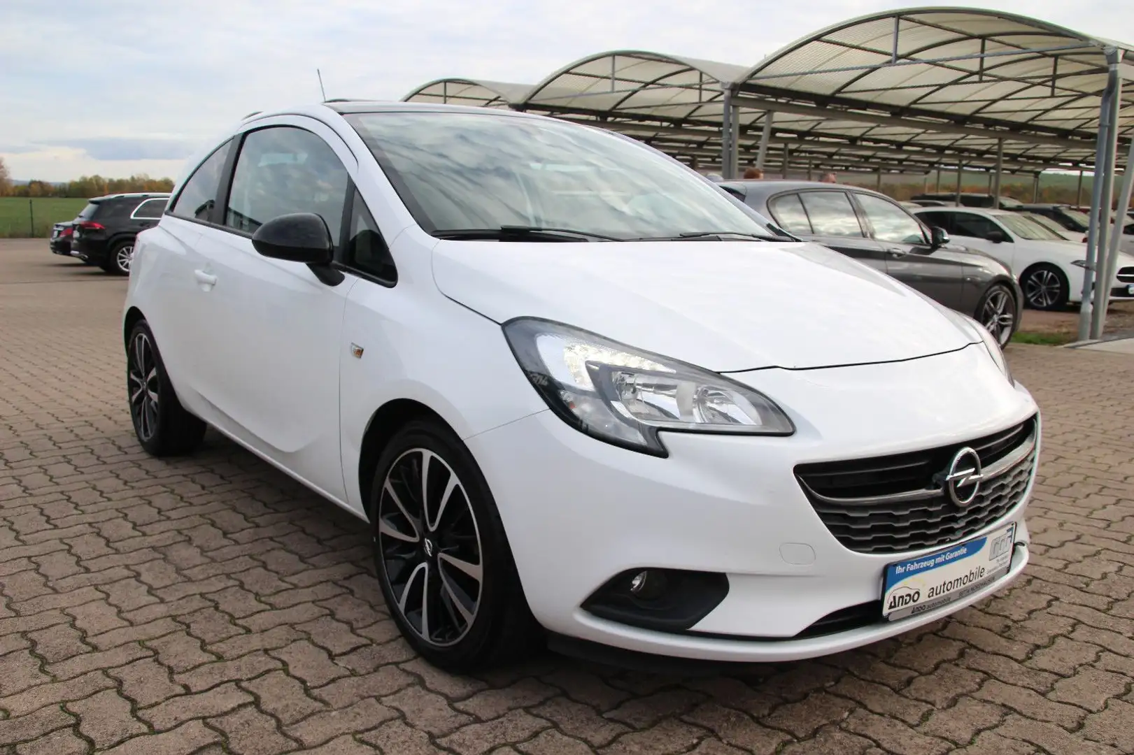 Opel Corsa E 1.4 Color Edition Klima/CityLenkung/PDC Weiß - 2