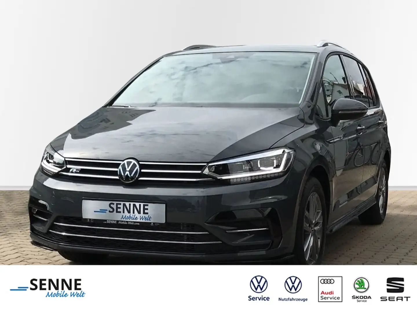 Volkswagen Touran Touran 1.5 TSI DSG R-Line,Navi,LED,AHK,7 Sitze Grijs - 1