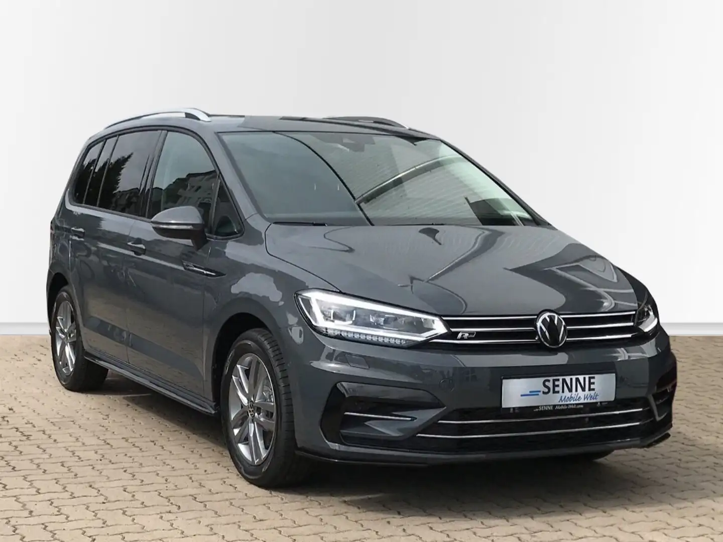 Volkswagen Touran Touran 1.5 TSI DSG R-Line,Navi,LED,AHK,7 Sitze Grijs - 2
