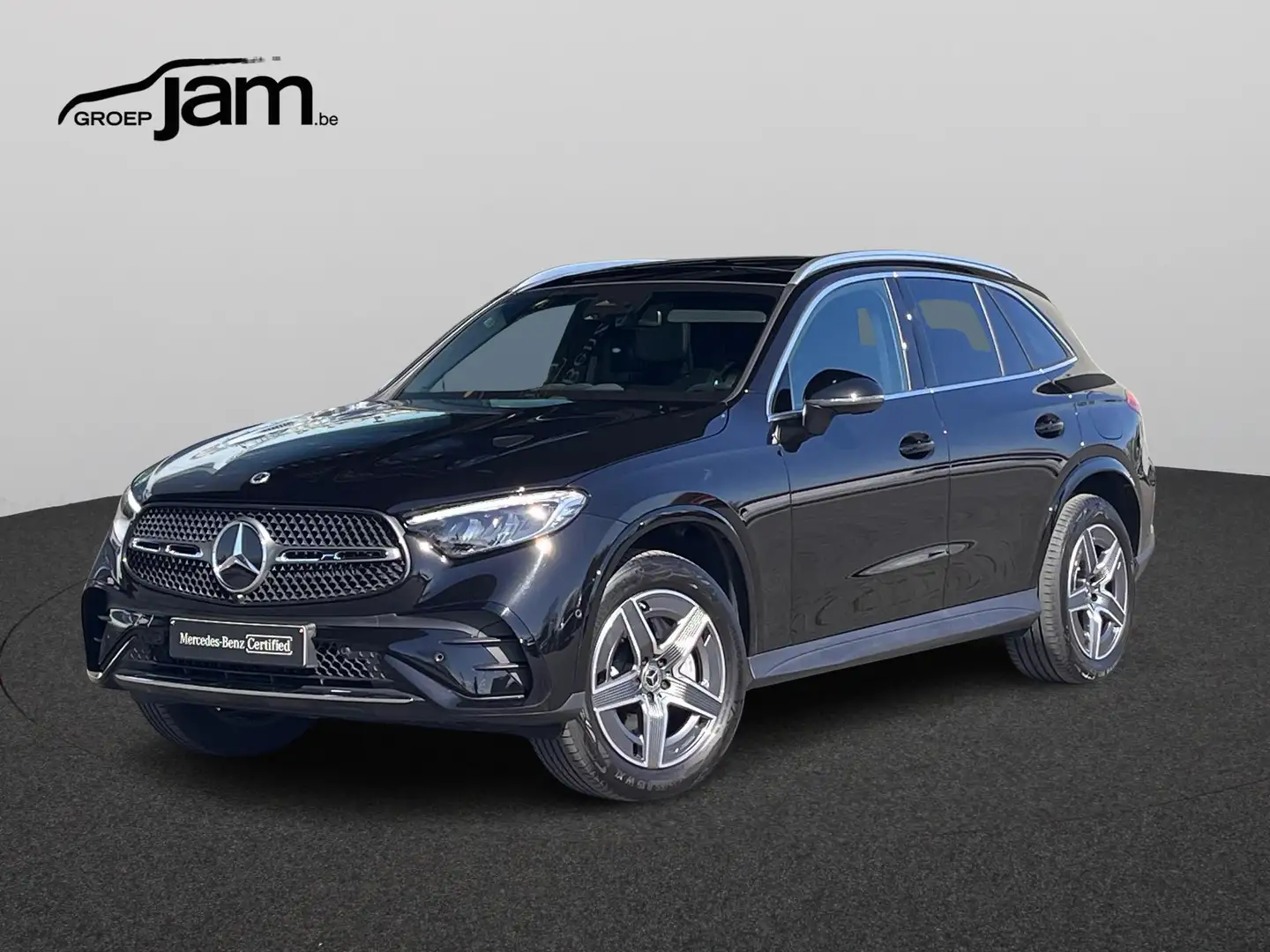 Mercedes-Benz GLC 400 e 4M AMG/Pano/Massage Zwart - 1