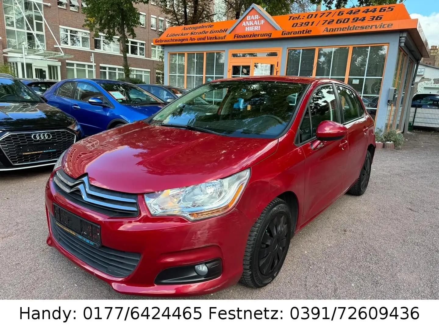 Citroen C4 VTi 95 KLIMA/el.FH/ZV mit FB Rood - 1