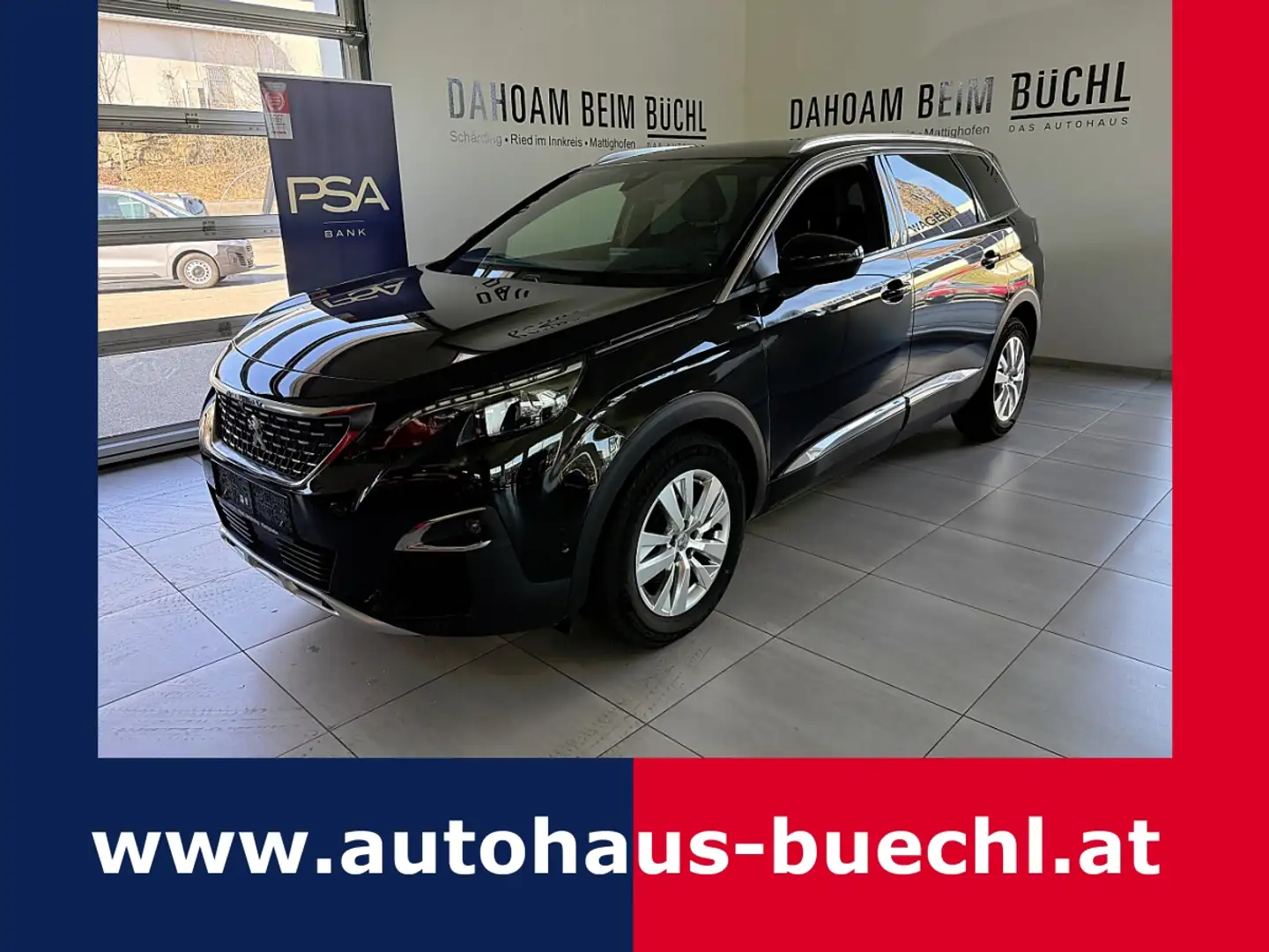 Peugeot 5008 1,5 BHDI 130 6-Gang GT Line elektr. Sitze Schwarz - 1